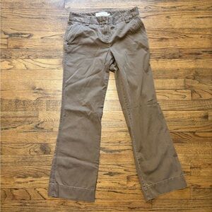J. Crew Twill Chino Pants in Tan